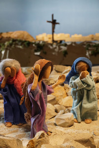 Szene aus dem Film „Jesu Weg ans Kreuz und die Freude über Ostern“