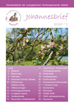 Titelblatt Johannesbrief 2020/01